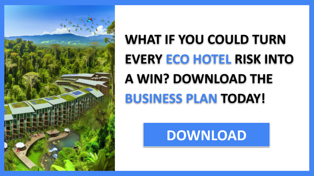 ECO HOTEL and SWOT for Eco Hotel 1CTA