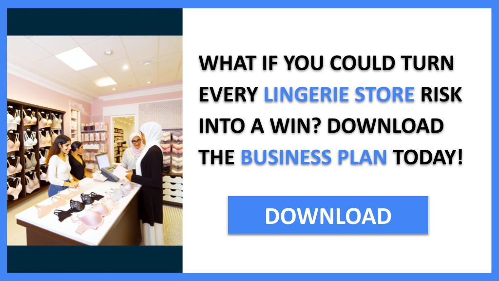 LINGERIE STORE and SWOT for Lingerie Store 1CTA