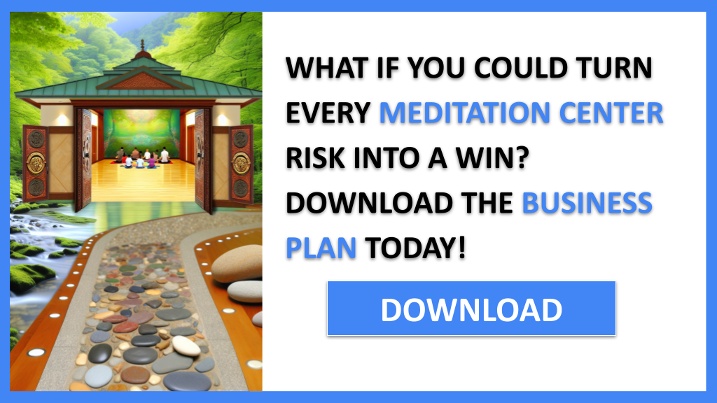 MEDITATION CENTER and SWOT for Meditation Center 1CTA