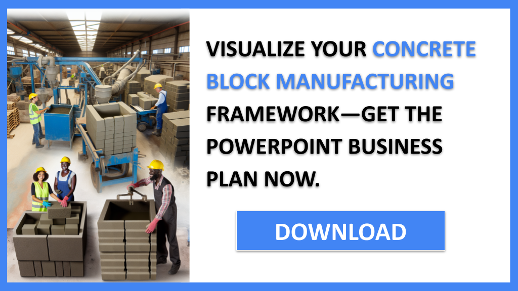 Concrete Block Manufacturing Business Model Canvas FOR CONCRETE BLOCK MANUFACTURING-6