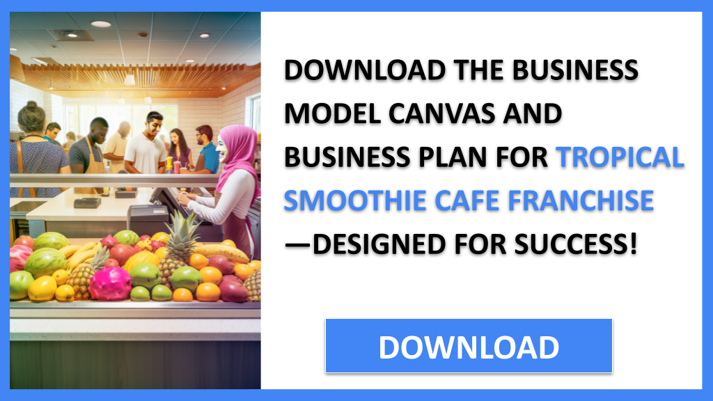 Tropical Smoothie Cafe Franchise Business Model Canvas FOR TROPICAL SMOOTHIE CAFE FRANCHISE-5