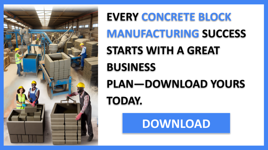Concrete Block Manufacturing Business Plan FOR CONCRETE BLOCK MANUFACTURING-4