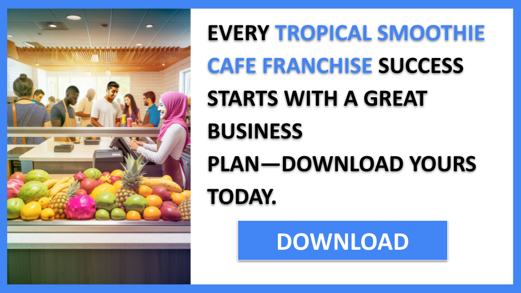 Tropical Smoothie Cafe Franchise Business Plan FOR TROPICAL SMOOTHIE CAFE FRANCHISE-4
