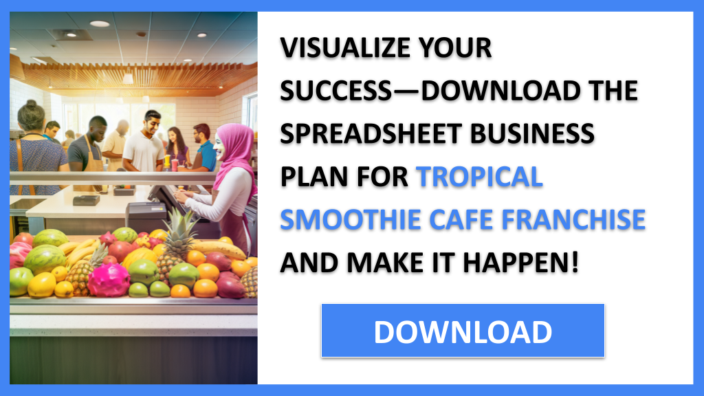 Tropical Smoothie Cafe Franchise Business Plan FOR TROPICAL SMOOTHIE CAFE FRANCHISE-6