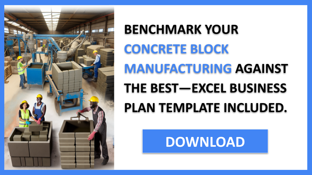 Concrete Block Manufacturing Competition Study FOR CONCRETE BLOCK MANUFACTURING-5