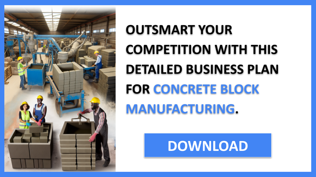 Concrete Block Manufacturing Competition Study FOR CONCRETE BLOCK MANUFACTURING-6
