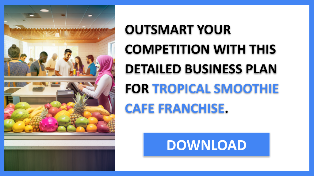 Tropical Smoothie Cafe Franchise Competition Study FOR TROPICAL SMOOTHIE CAFE FRANCHISE-6