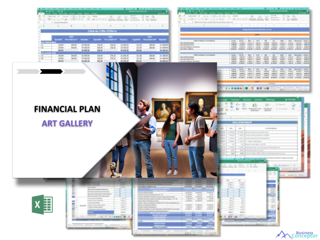 Cover Financial plan for Art Gallery