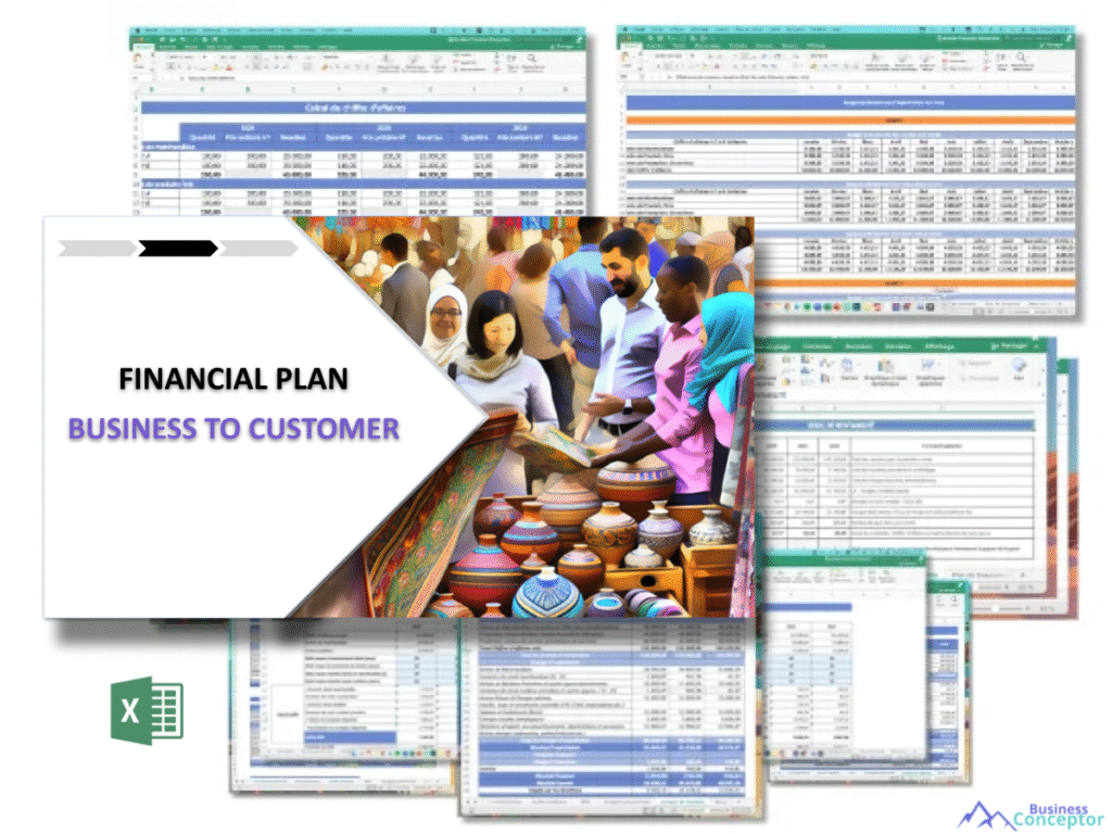 Cover Financial plan for Business To Customer