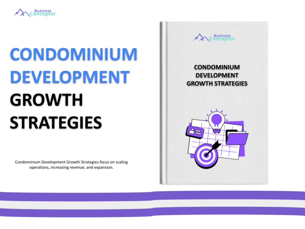 Cover GROWTH STRATEGIES AND SCALINGS for Condominium Development