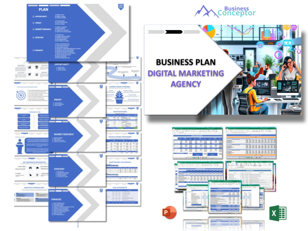 Cover Business plan for Digital Marketing Agency