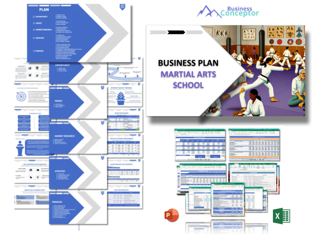 Cover Business plan for Martial Arts School