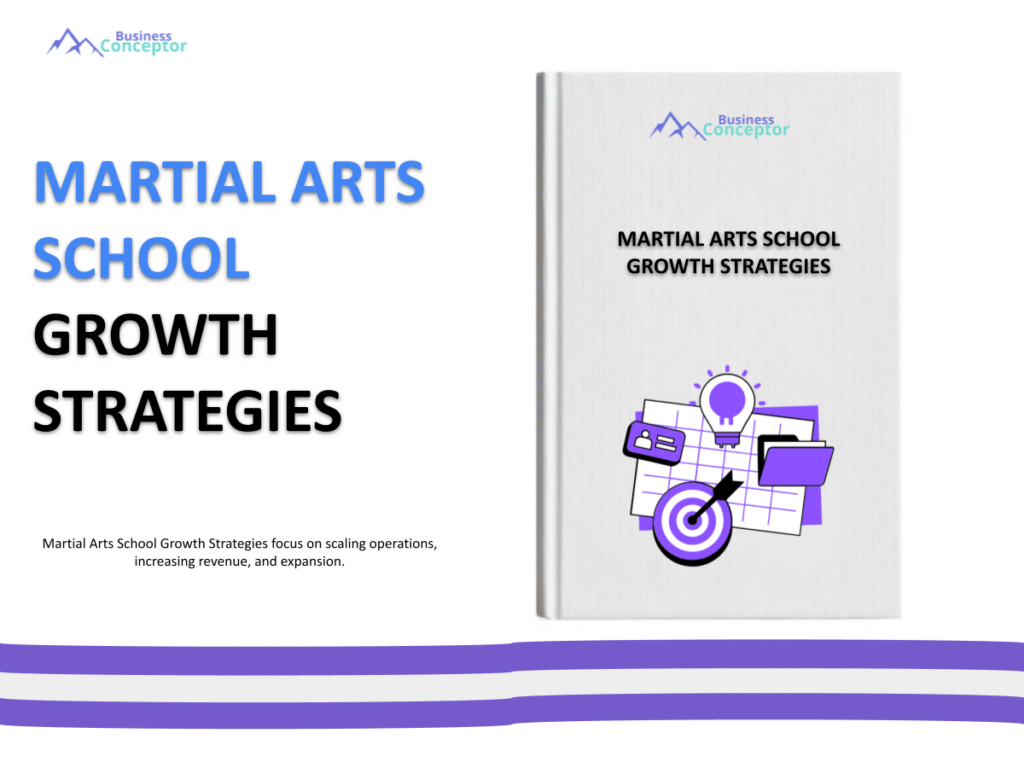 Cover GROWTH STRATEGIES AND SCALINGS for Martial Arts School