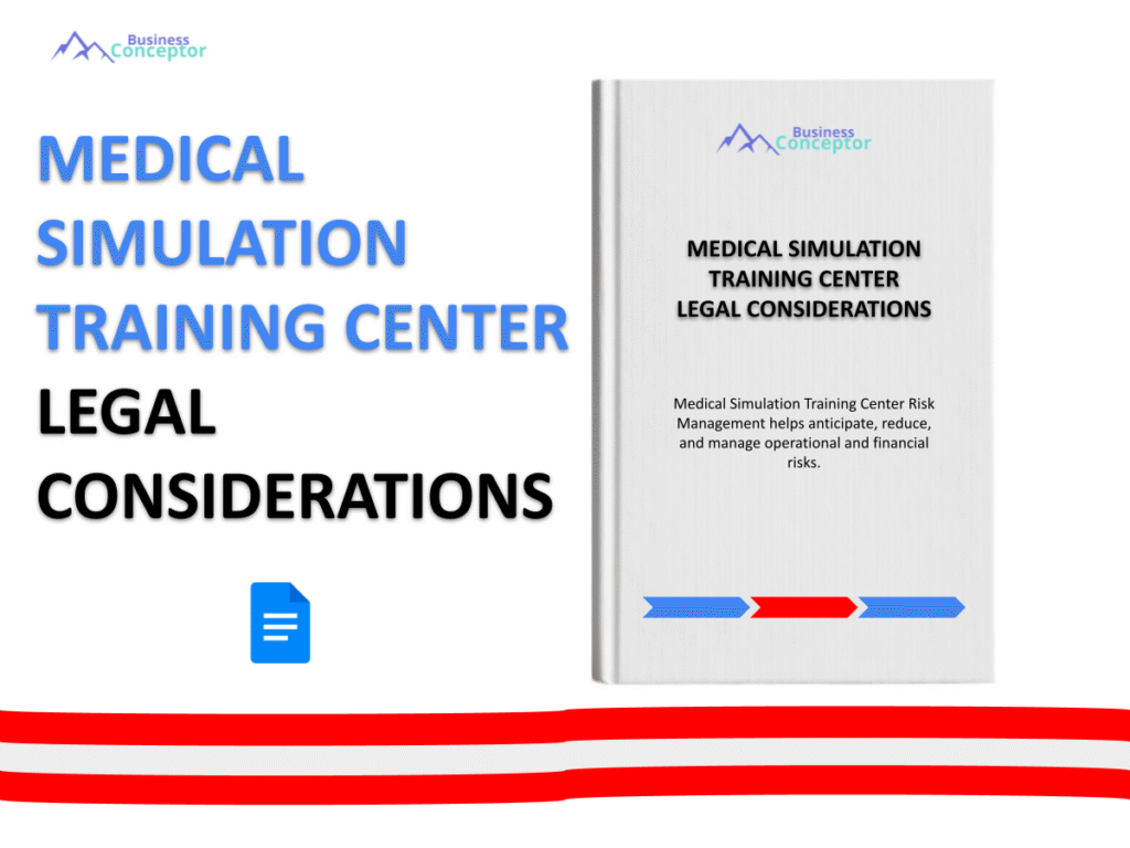 Cover LEGAL CONSIDERATIONS for Medical Simulation Training Center