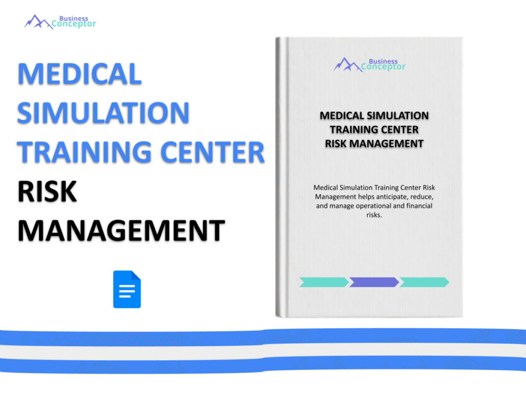 Cover RISK MANAGEMENT for Medical Simulation Training Center