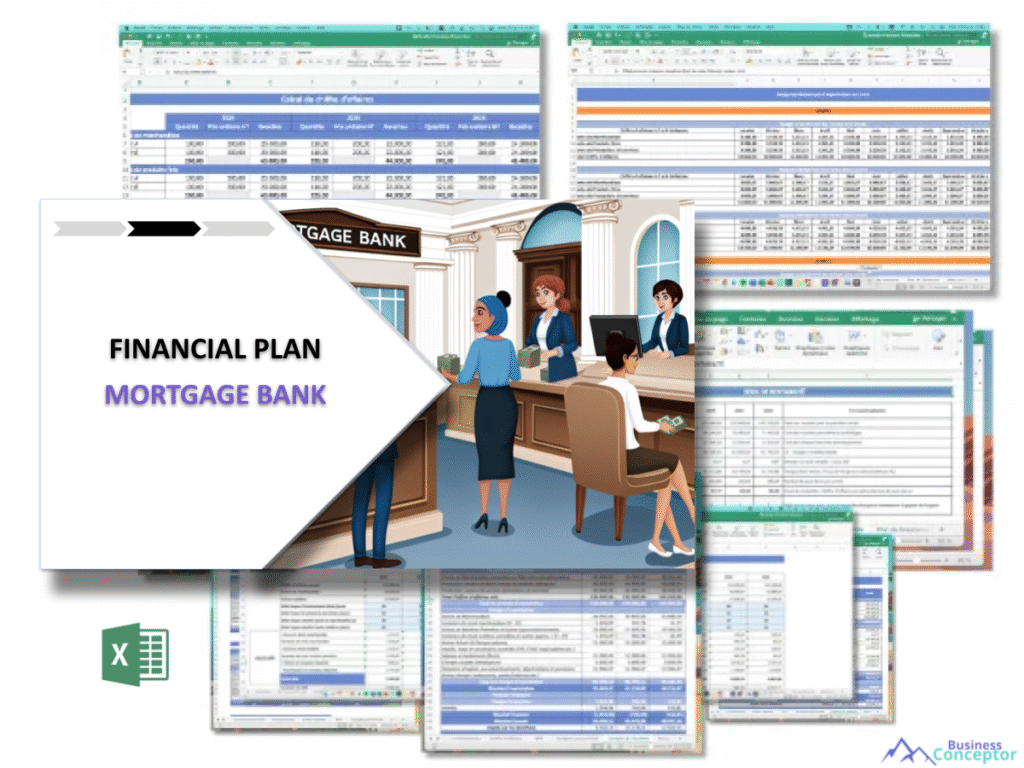 Cover Financial plan for Mortgage Bank