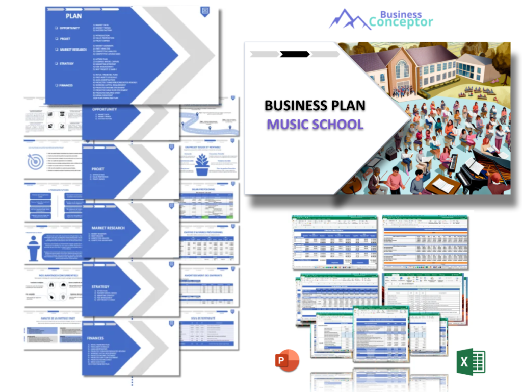 Cover Business plan for Music School