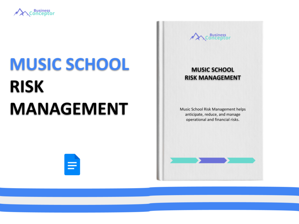 Cover RISK MANAGEMENT for Music School