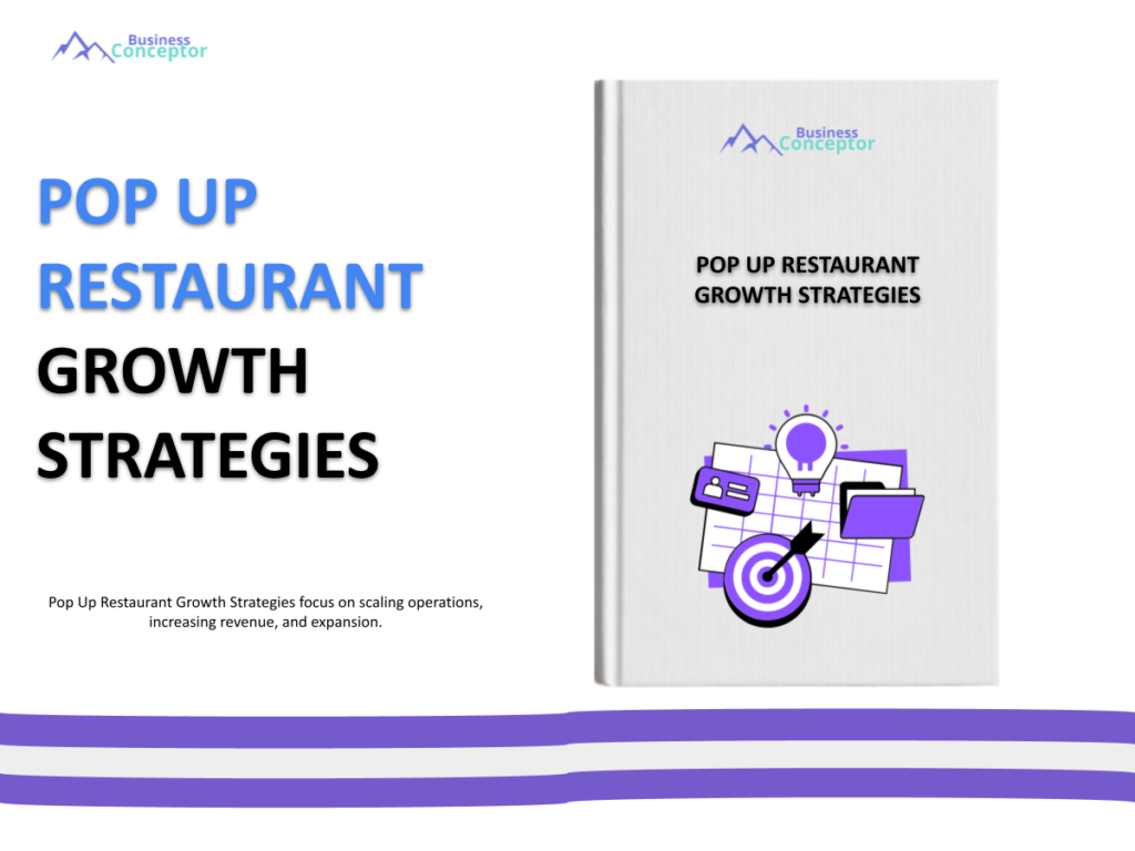Cover GROWTH STRATEGIES AND SCALINGS for Pop Up Restaurant