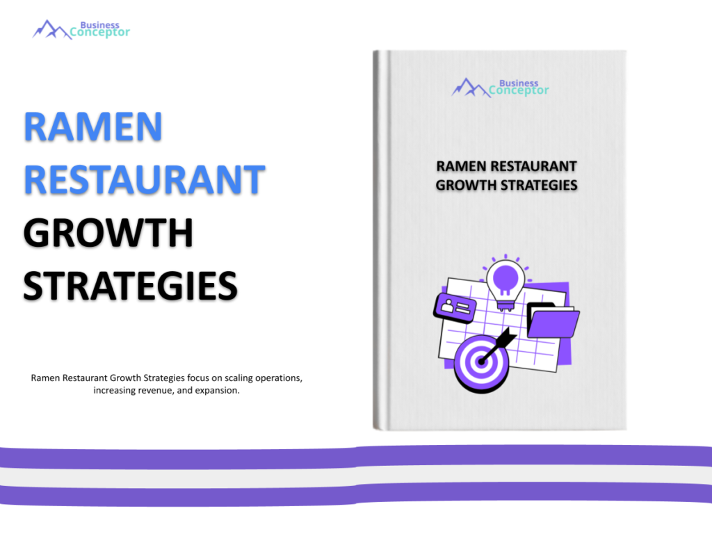 Cover GROWTH STRATEGIES AND SCALINGS for Ramen Restaurant