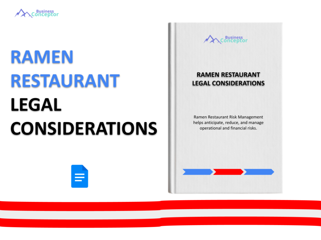 Cover LEGAL CONSIDERATIONS for Ramen Restaurant