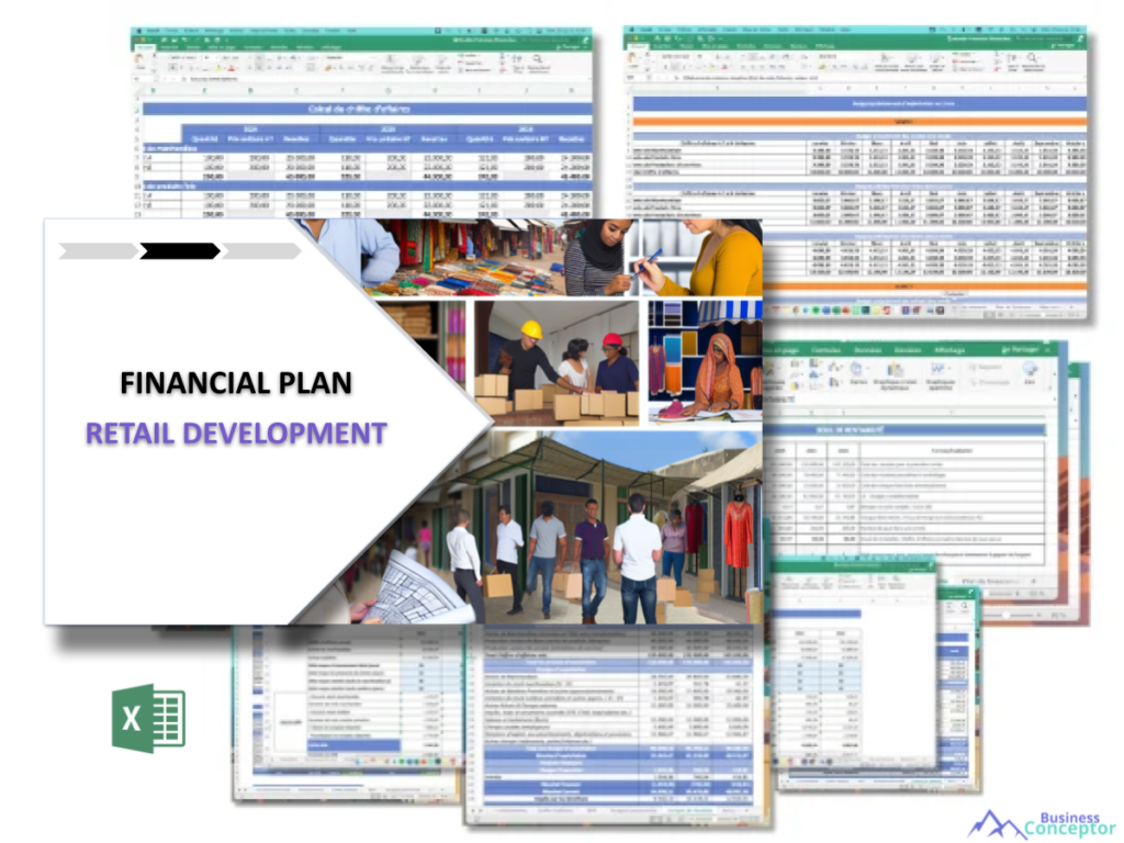 Cover Financial plan for Retail Development
