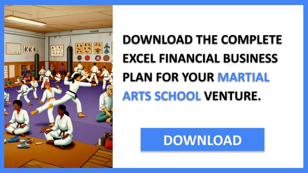 Martial Arts School Financial Plan FOR MARTIAL ARTS SCHOOL-5