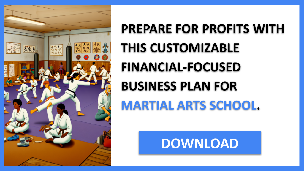 Martial Arts School Financial Plan FOR MARTIAL ARTS SCHOOL-6