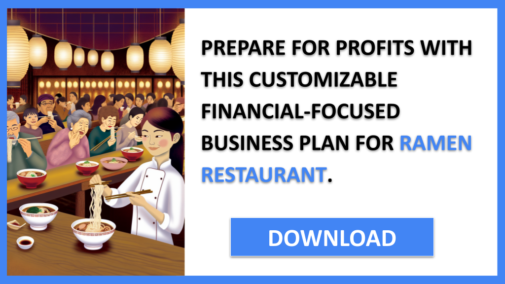 Ramen Restaurant Financial Plan FOR RAMEN RESTAURANT-6
