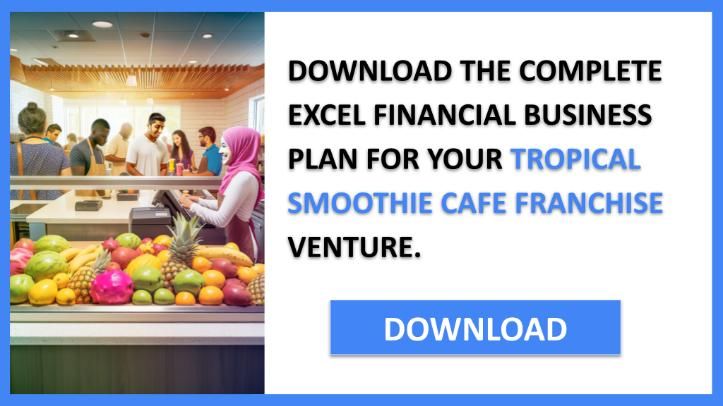Tropical Smoothie Cafe Franchise Financial Plan FOR TROPICAL SMOOTHIE CAFE FRANCHISE-5
