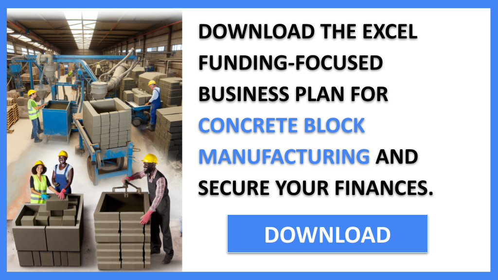 Concrete Block Manufacturing Funding Options FOR CONCRETE BLOCK MANUFACTURING-5