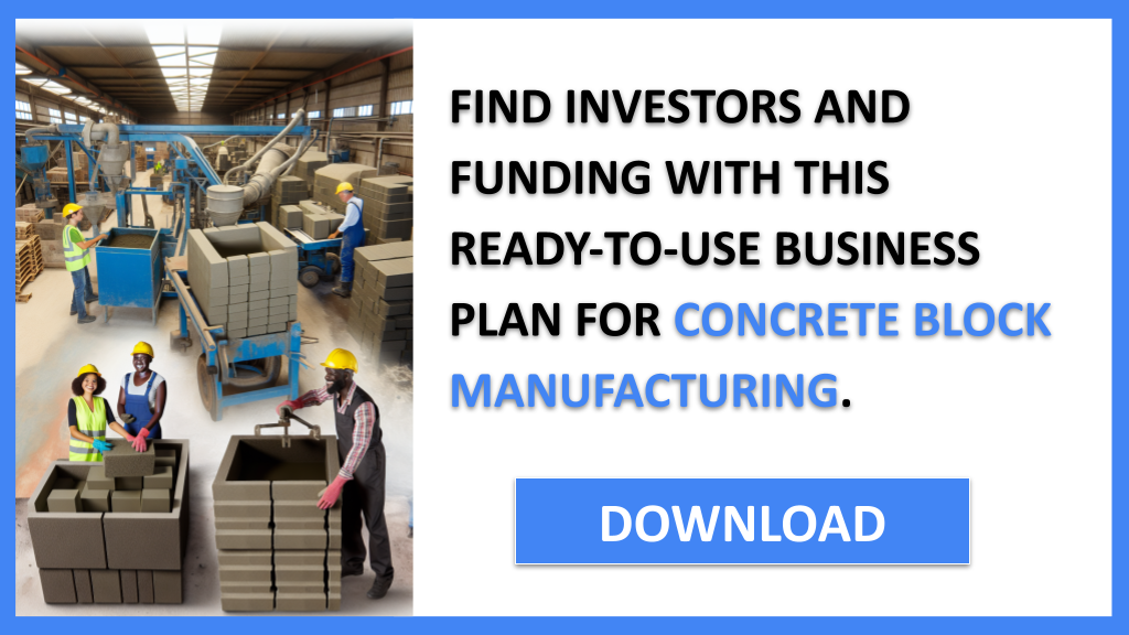 Concrete Block Manufacturing Funding Options FOR CONCRETE BLOCK MANUFACTURING-6