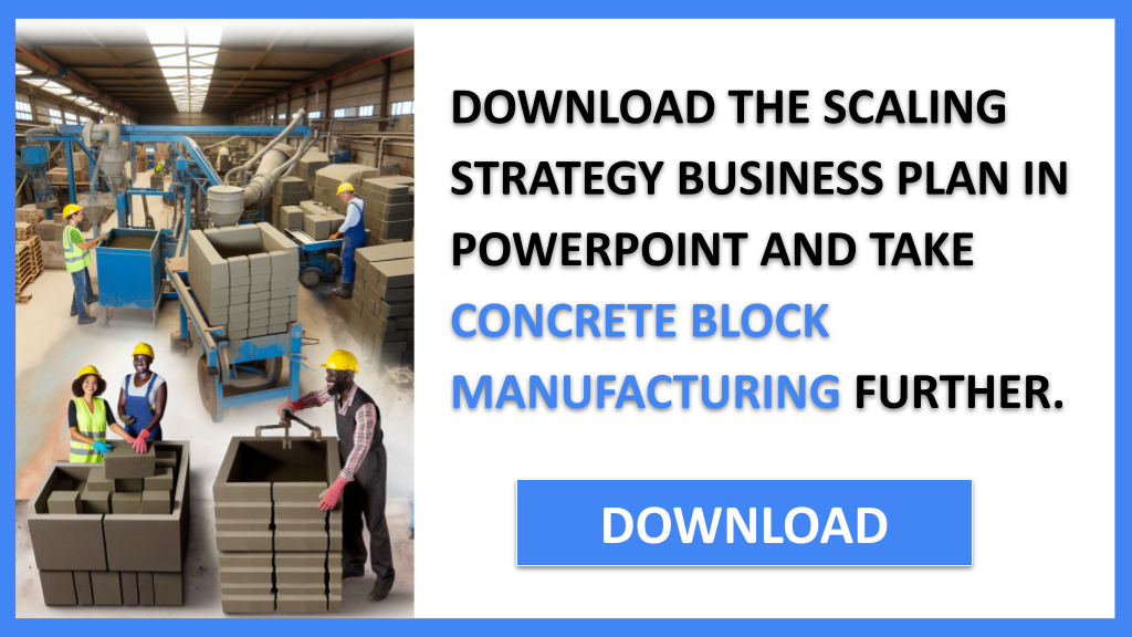 Concrete Block Manufacturing Growth Strategy FOR CONCRETE BLOCK MANUFACTURING-5