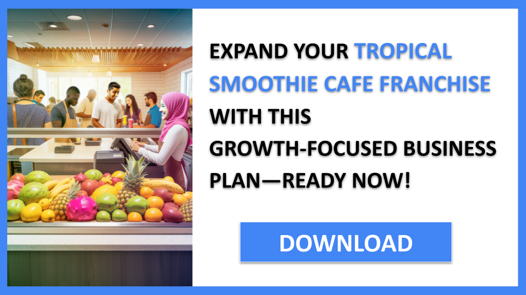 Tropical Smoothie Cafe Franchise Growth Strategy FOR TROPICAL SMOOTHIE CAFE FRANCHISE-6