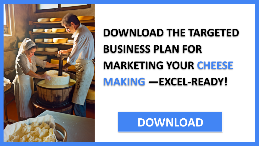 Cheese Making Marketing Plan FOR CHEESE MAKING-5