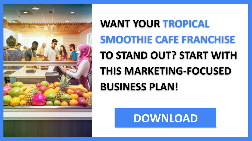 Tropical Smoothie Cafe Franchise Marketing Plan FOR TROPICAL SMOOTHIE CAFE FRANCHISE-4