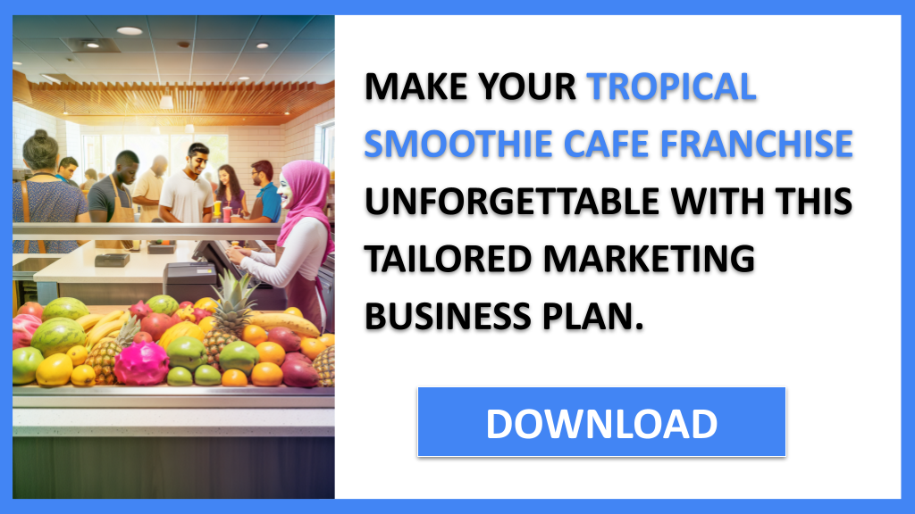 Tropical Smoothie Cafe Franchise Marketing Plan FOR TROPICAL SMOOTHIE CAFE FRANCHISE-6