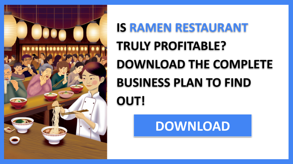 Ramen Restaurant Profitability FOR RAMEN RESTAURANT-4