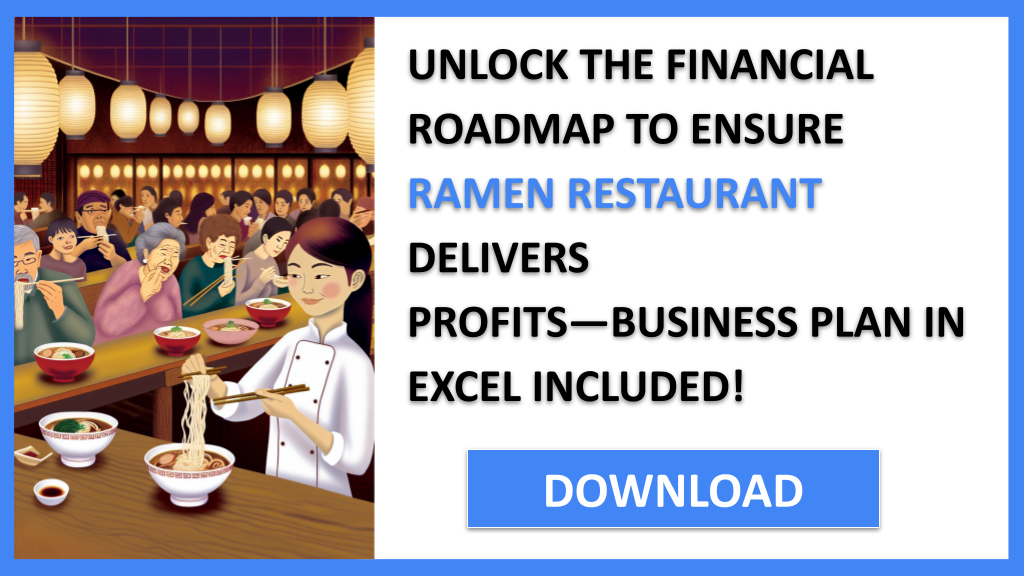 Ramen Restaurant Profitability FOR RAMEN RESTAURANT-5