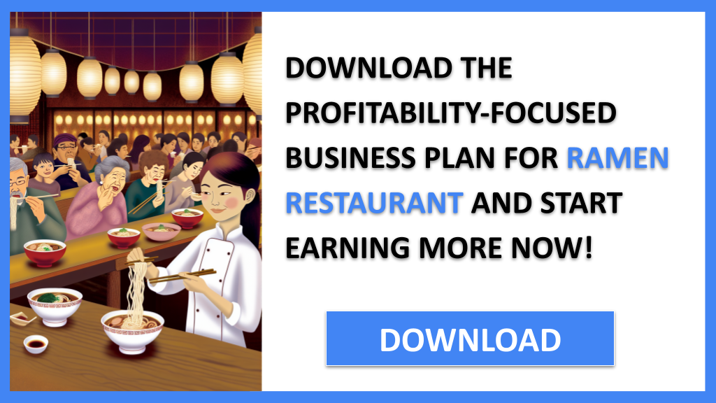 Ramen Restaurant Profitability FOR RAMEN RESTAURANT-6