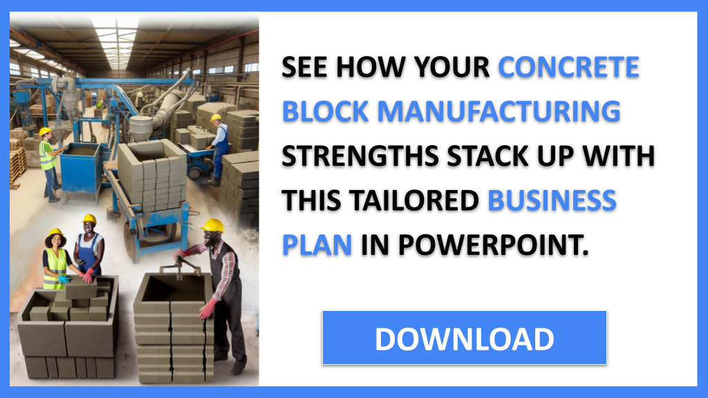 CONCRETE BLOCK MANUFACTURING and SWOT-CONCRETE BLOCK MANUFACTURING-CTA-2