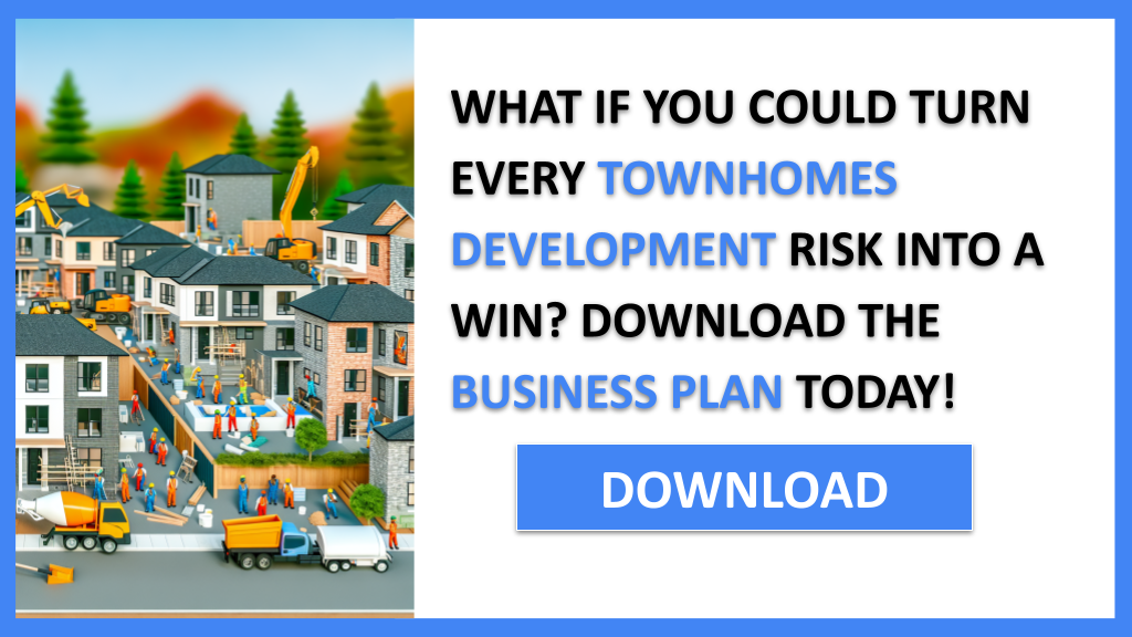 TOWNHOMES DEVELOPMENT and SWOT for Townhomes Development 1CTA