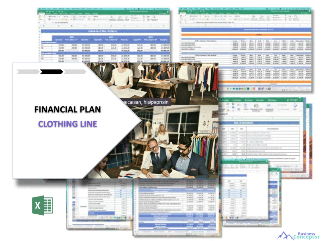 Cover Financial plan for Clothing Line