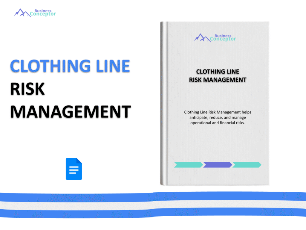 Cover RISK MANAGEMENT for Clothing Line