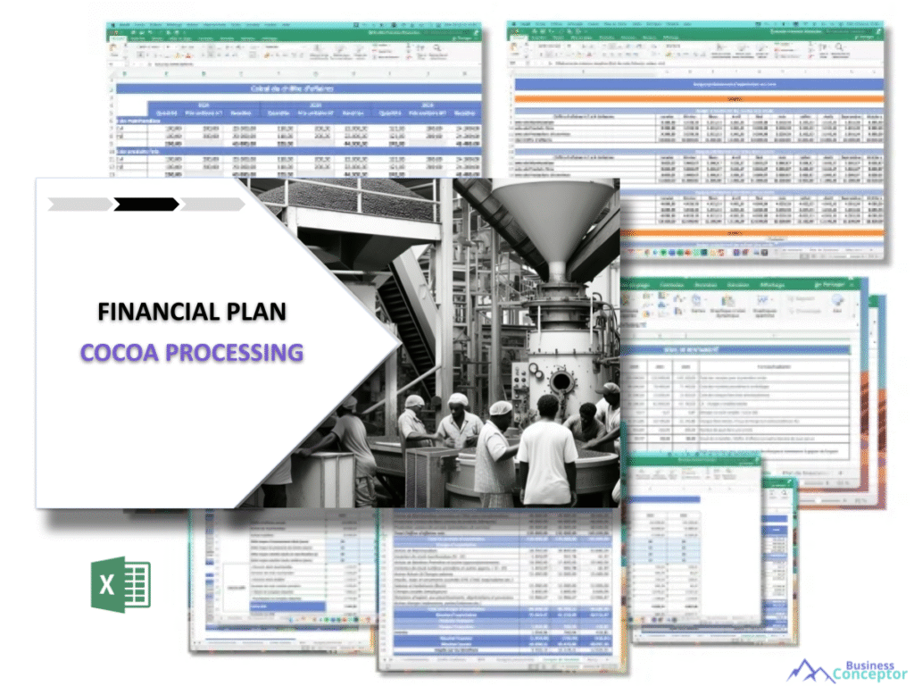 Cover Financial plan for Cocoa Processing