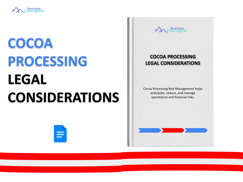 Cover LEGAL CONSIDERATIONS for Cocoa Processing