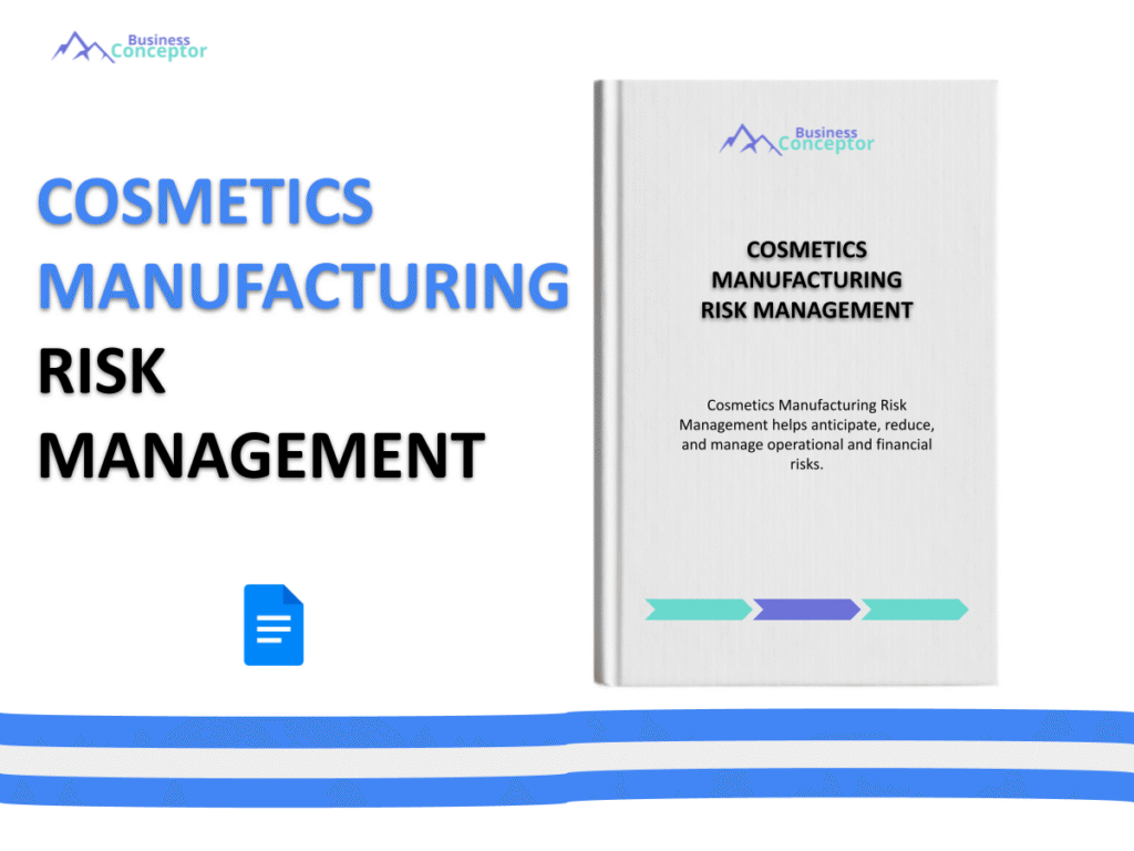 Cover RISK MANAGEMENT for Cosmetics Manufacturing