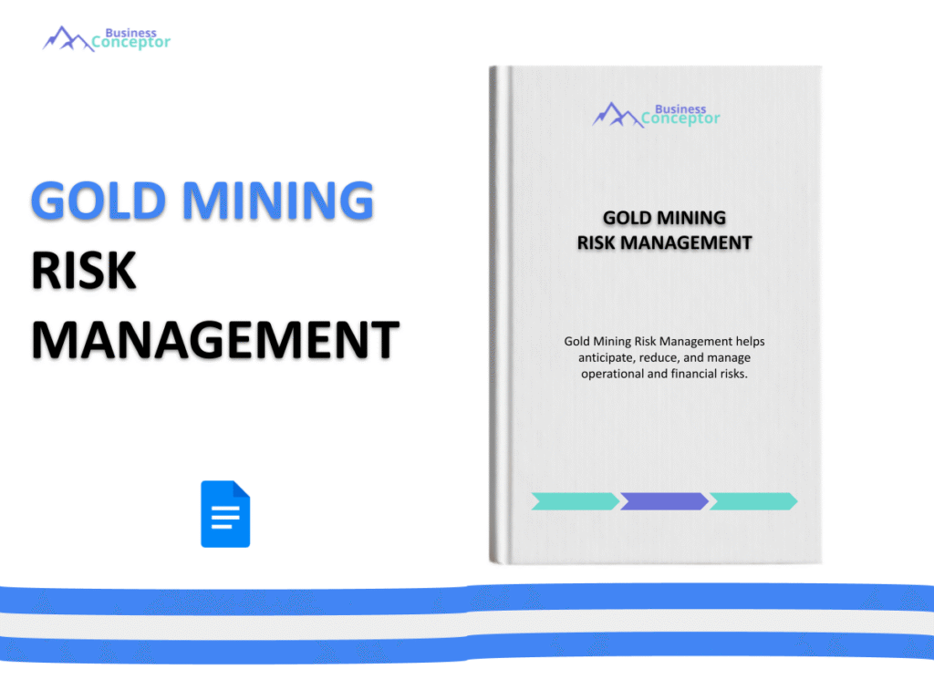 Cover RISK MANAGEMENT for Gold Mining