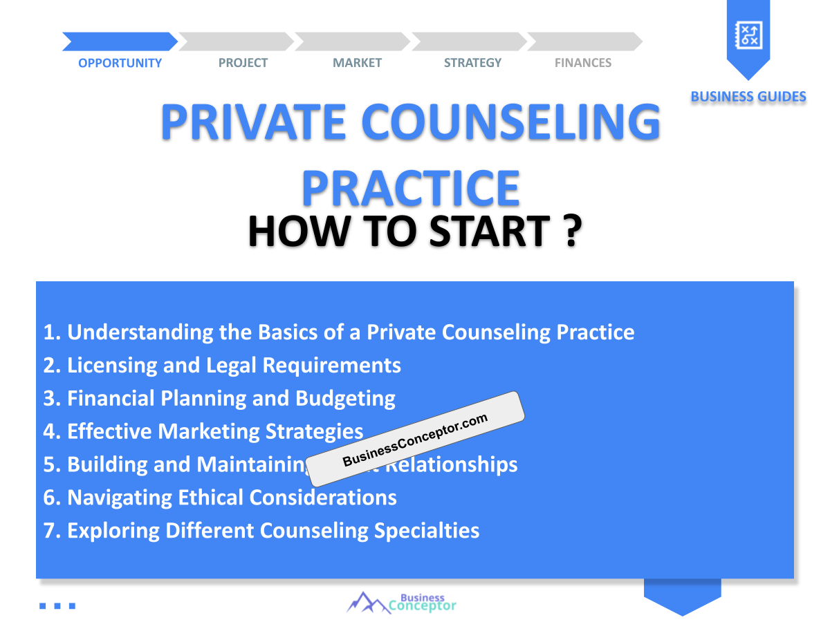 How to Start a Private Counseling Practice: Complete Guide with Example