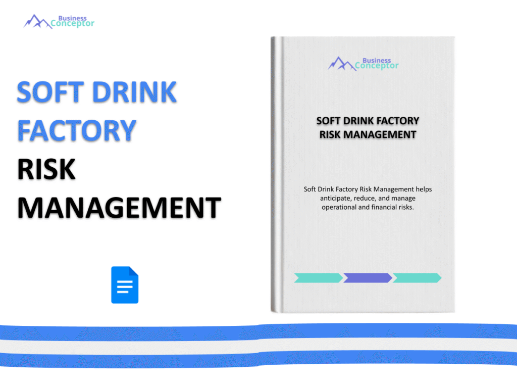 Cover RISK MANAGEMENT for Soft Drink Factory